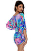 Luli Fama Jungle Fever Cabana V Neck Dress